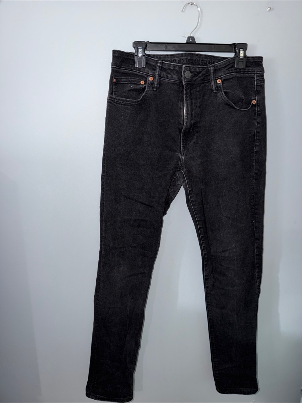 American Eagle Outfitters Black Skinny Jeans 5 Pocket